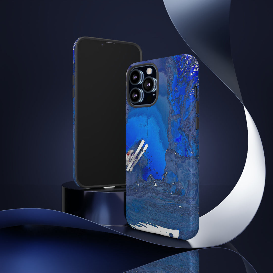 Cute IPhone Case | iPhone 15 Case | iPhone 15 Pro Max Case, Iphone 14 Case, Iphone 14 Pro Max Case IPhone Case for Art Lovers, Skiing Mountain - Studio40ParkLane