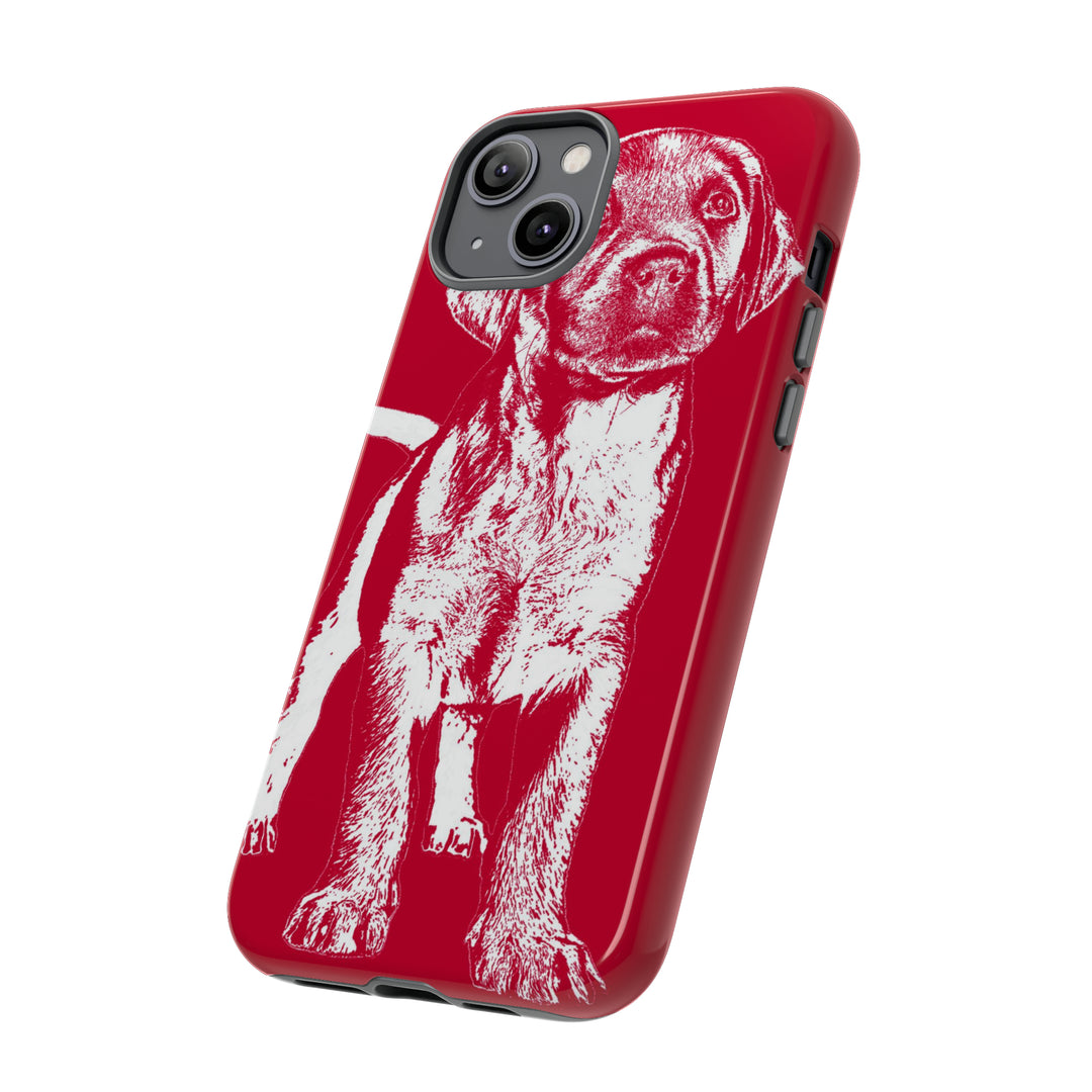 Cute IPhone Case | iPhone 15 Case | iPhone 15 Pro Max Case, Iphone 14 Case, Iphone 14 Pro Max Case IPhone Case for Dog Lovers, Puppy Dog Red - Studio40ParkLane