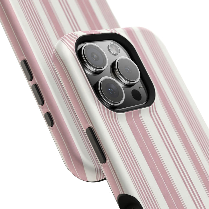 MagSafe Cute Phone Case, Coastal Striped Phone Case for iPhone 17 16 15 14 13 12 Pro Max, Samsung S26 S25 S24 Ultra case - Studio40ParkLane