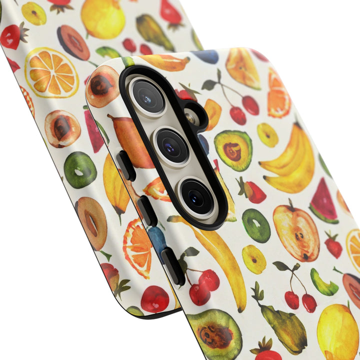 Impact Resistant, Mixed Fruits, Cute Phone Cases for Samsung S24, S23, S22, S21, IPhone 15 pro Iphone 14 pro Iphone 13 IPhone 12 Iphone 11 - Studio40ParkLane