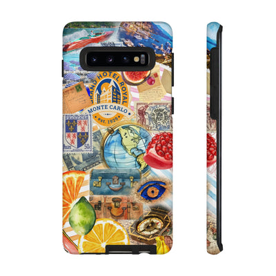 Cute European Summer Collage Phone Case, for IPhone 16 Case | Iphone 15, Iphone 14, IPhone 13 Case, 11 8 7, Samsung Galaxy S24, S23, S22, S21 Extra Protective