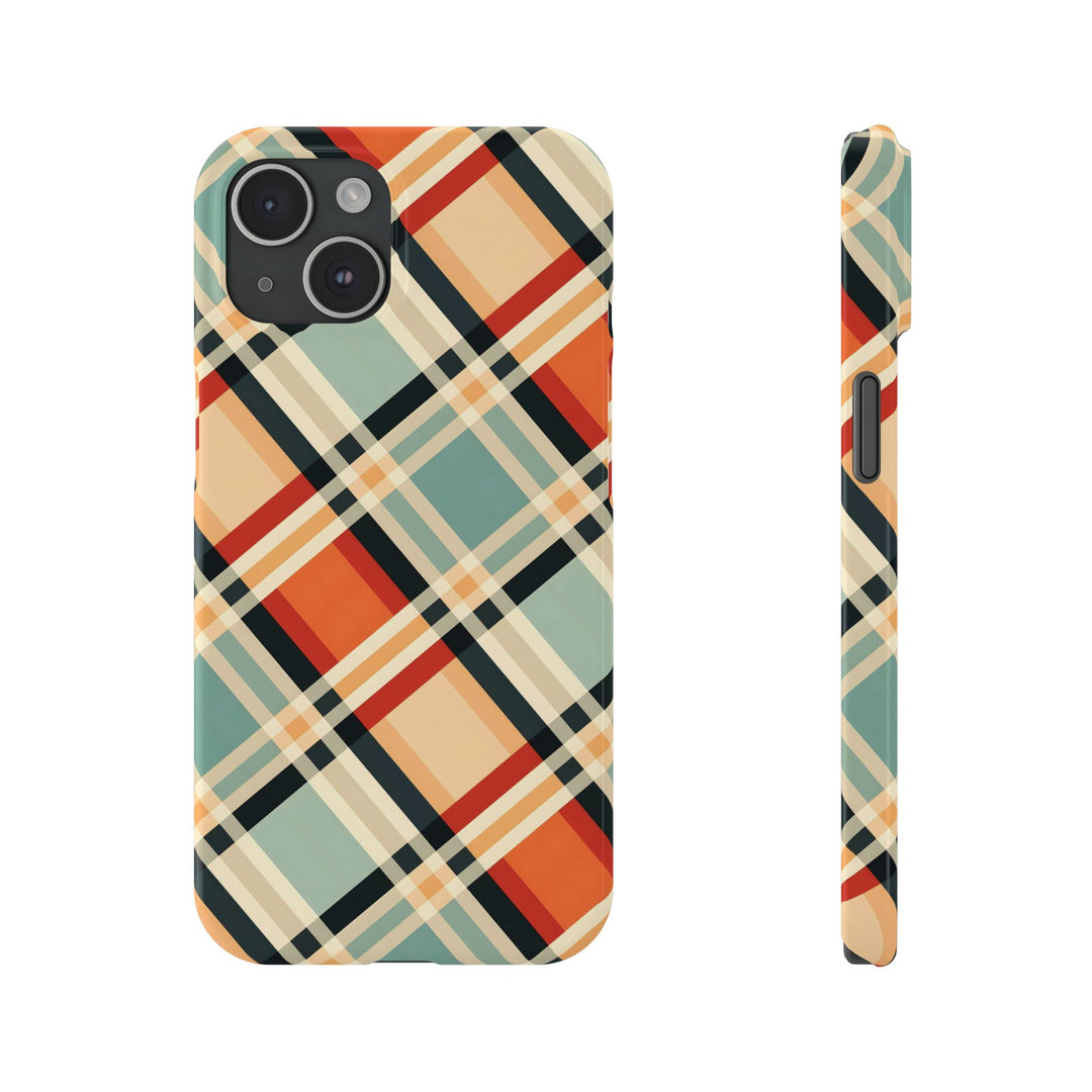 Slim Checkered Plaid Gift for Her Cute Phone Cases for Iphone 16 Pro Max | iPhone 15 Case | iPhone 15 Pro Max Case, Iphone 14, 13, 12, 11, 10, 8, 7 - Studio40ParkLane