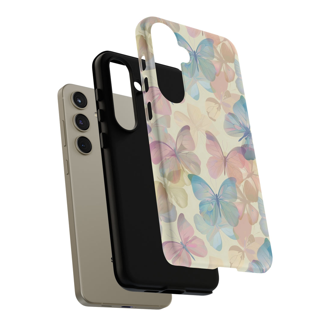 Cute Samsung Case | Cool Iphone Case | Summer Pastel Butterflies, Samsung S24, S23, S22, S21, IPhone 15 Case | Iphone 14 Case, Iphone 13 Case - Studio40ParkLane