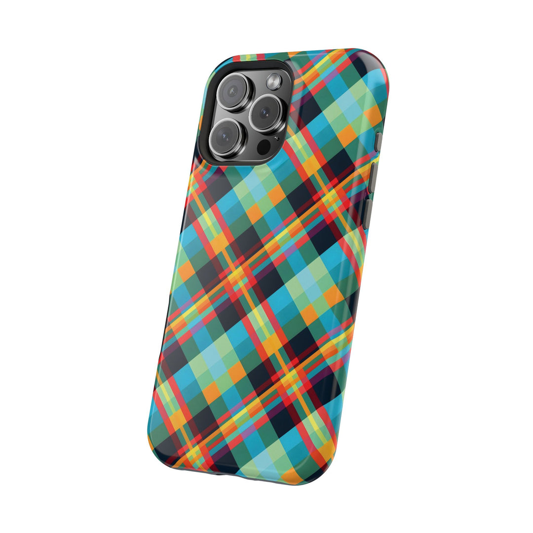 Checkered Plaid Magsafe Gift for Her Cute Phone Case for Iphone, | iPhone 16 | iPhone 15 Pro Max, Iphone 14 Pro Max, 13 12 11 10 9 8 7 - Studio40ParkLane