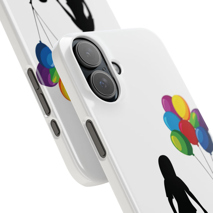 Slim Mother Child Balloons Gift for Her Cute Phone Cases for Iphone 16 Pro Max | iPhone 15 Case | iPhone 15 Pro Max Case, Iphone 14, 13, 12, 11, 10, 8, 7 - Studio40ParkLane