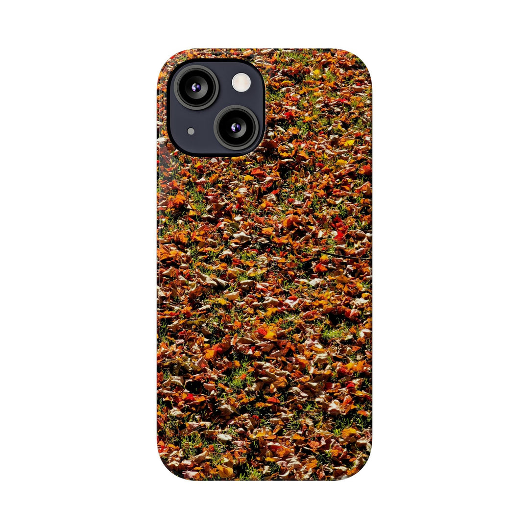 Slim Cute Phone Cases for Iphone - | iPhone 15 Case | iPhone 15 Pro Max Case, Iphone 14 Case, Iphone 14 Pro Max, Iphone 13, New England Fall Leaves - Studio40ParkLane