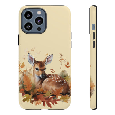 Autumn Fall Deer Gift for Her Cute Phone Case for, Samsung Galaxy S24, S23, S22, S21, IPhone 16 Case | Iphone 15, Iphone 14, IPhone 13 Case