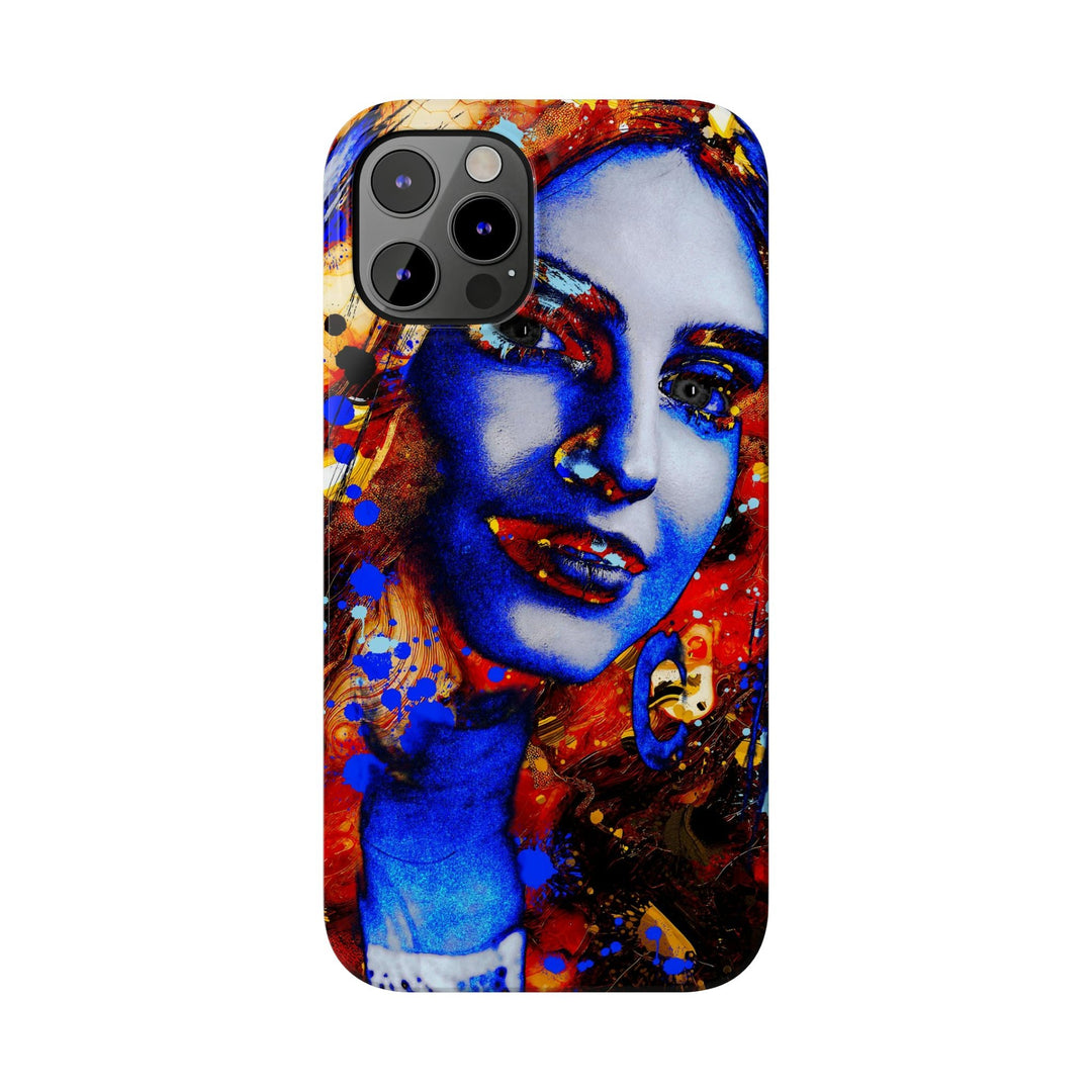 Slim Cute Phone Cases for Iphone - | iPhone 15 Case | iPhone 15 Pro Max Case, Iphone 14 Case, Iphone 14 Pro Max, Iphone 13, Marble Splash Face - Studio40ParkLane