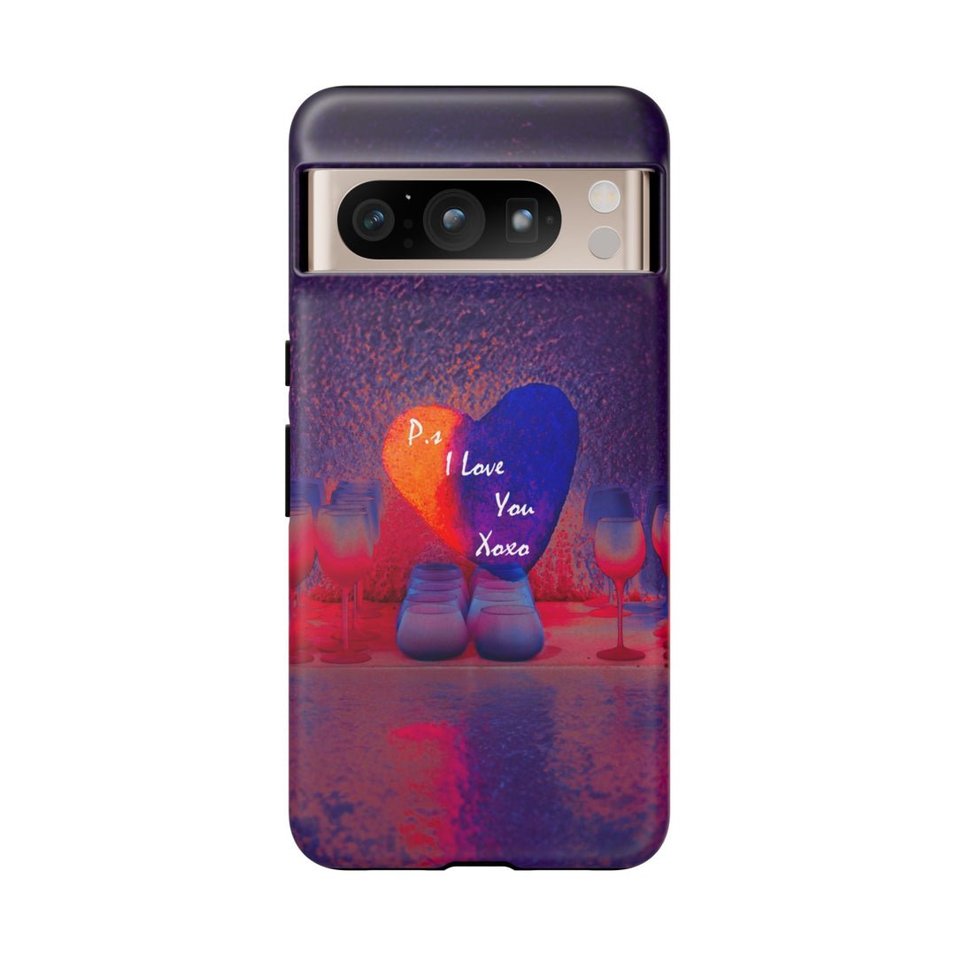 Cute Samsung Case | Cool Iphone Case | PS I love You - Heart, Samsung S24, S23, S22, S21, IPhone 15 Case | Iphone 14 Case, Iphone 13 Case - Studio40ParkLane