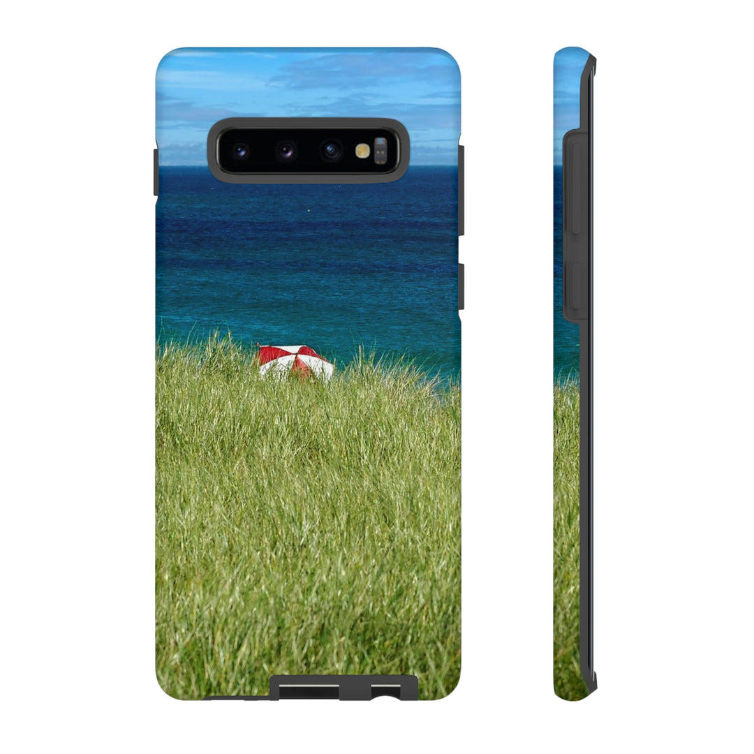 Cute Samsung Phone Case | Aesthetic Samsung Phone Case | Beach Umbrella | Galaxy S23, S22, S21, S20 | Luxury Double Layer | Cool - Studio40ParkLane
