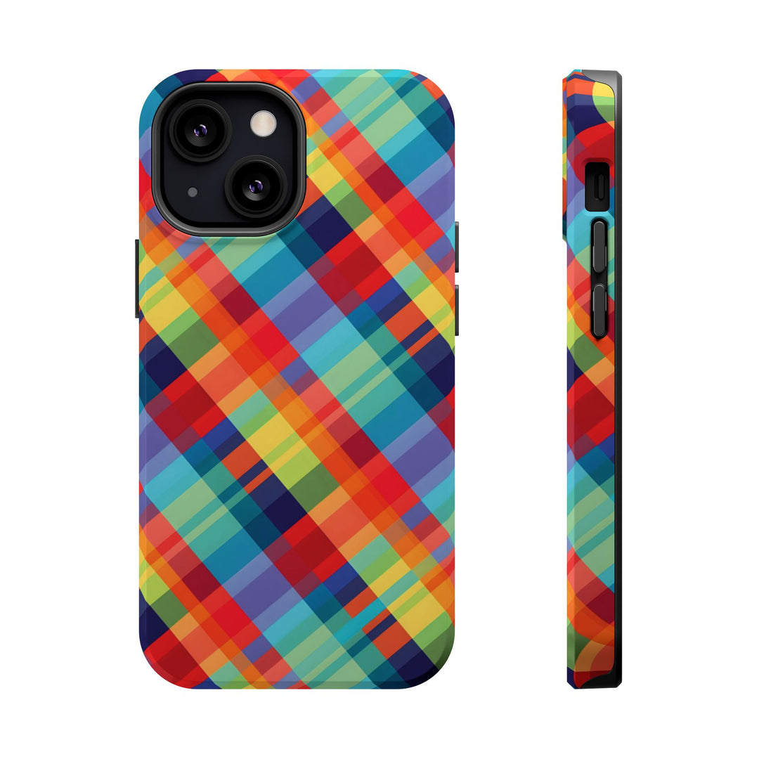 Checkered Plaid Magsafe Gift for Her Cute Phone Case for Iphone, | iPhone 16 | iPhone 15 Pro Max, Iphone 14 Pro Max, 13 12 11 10 9 8 7 - Studio40ParkLane
