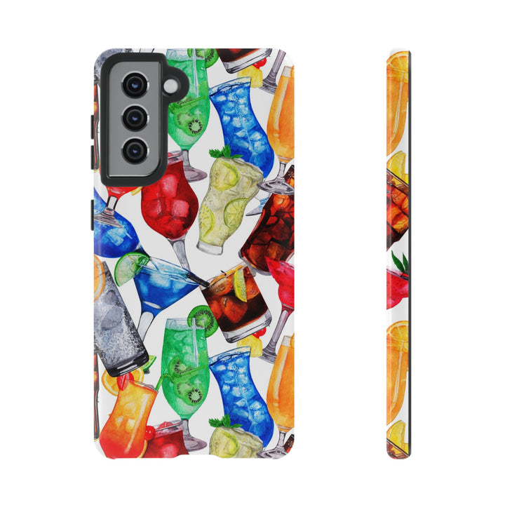 Cute Samsung Case | Cool Iphone Case | Summer Fruit Cocktail, Samsung S24, S23, S22, S21, IPhone 15 Case | Iphone 14 Case, Iphone 13 Case - Studio40ParkLane