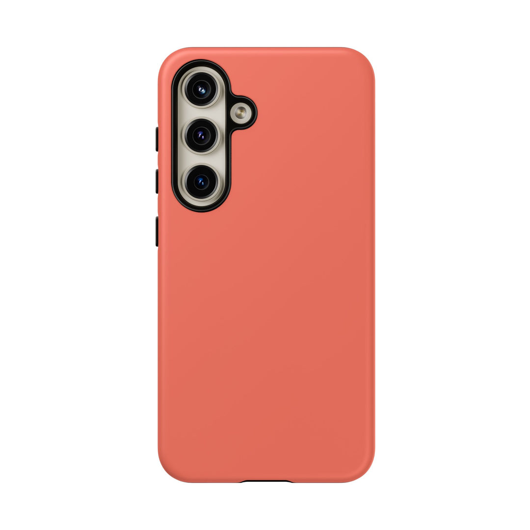 Premium Tough Coral Pink Orange Gift for Her Cute Phone Cases for Samsung S25 S24, S23, S22, S21, Iphone, 16, 15, 14, 13 Pro Max Ultra - Studio40ParkLane