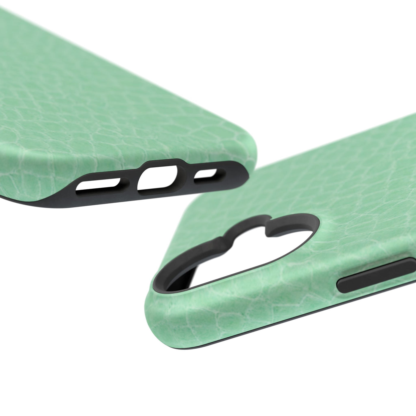 Non Leather Mint Color Pattern Magsafe Cute Phone Case for Iphone Gift for Her, | iPhone 15 Case | iPhone 15 Pro Max Case, Iphone 14, Iphone 14 Pro Max, Iphone 13, Iphone 16 - Studio40ParkLane