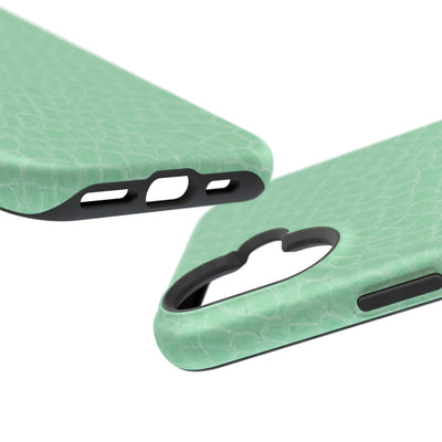 Non Leather Mint Color Pattern Magsafe Cute Phone Case for Iphone Gift for Her, | iPhone 15 Case | iPhone 15 Pro Max Case, Iphone 14, Iphone 14 Pro Max, Iphone 13, Iphone 16 - Studio40ParkLane