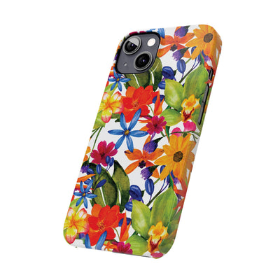Slim Spring Flowers Gift for Her Cute Phone Cases for Iphone 16 Pro Max | iPhone 15 Case | iPhone 15 Pro Max Case, Iphone 14, 13, 12, 11, 10, 8, 7 - Studio40ParkLane