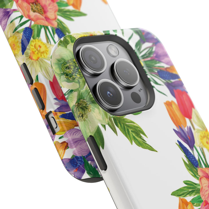 Spring Flowers Magsafe Cute Phone Case for Iphone Gift for Her, iPhone 16 Case iPhone 15 Pro Max Case, Iphone 14, Iphone 14 Pro Max, 13, 12 - Studio40ParkLane