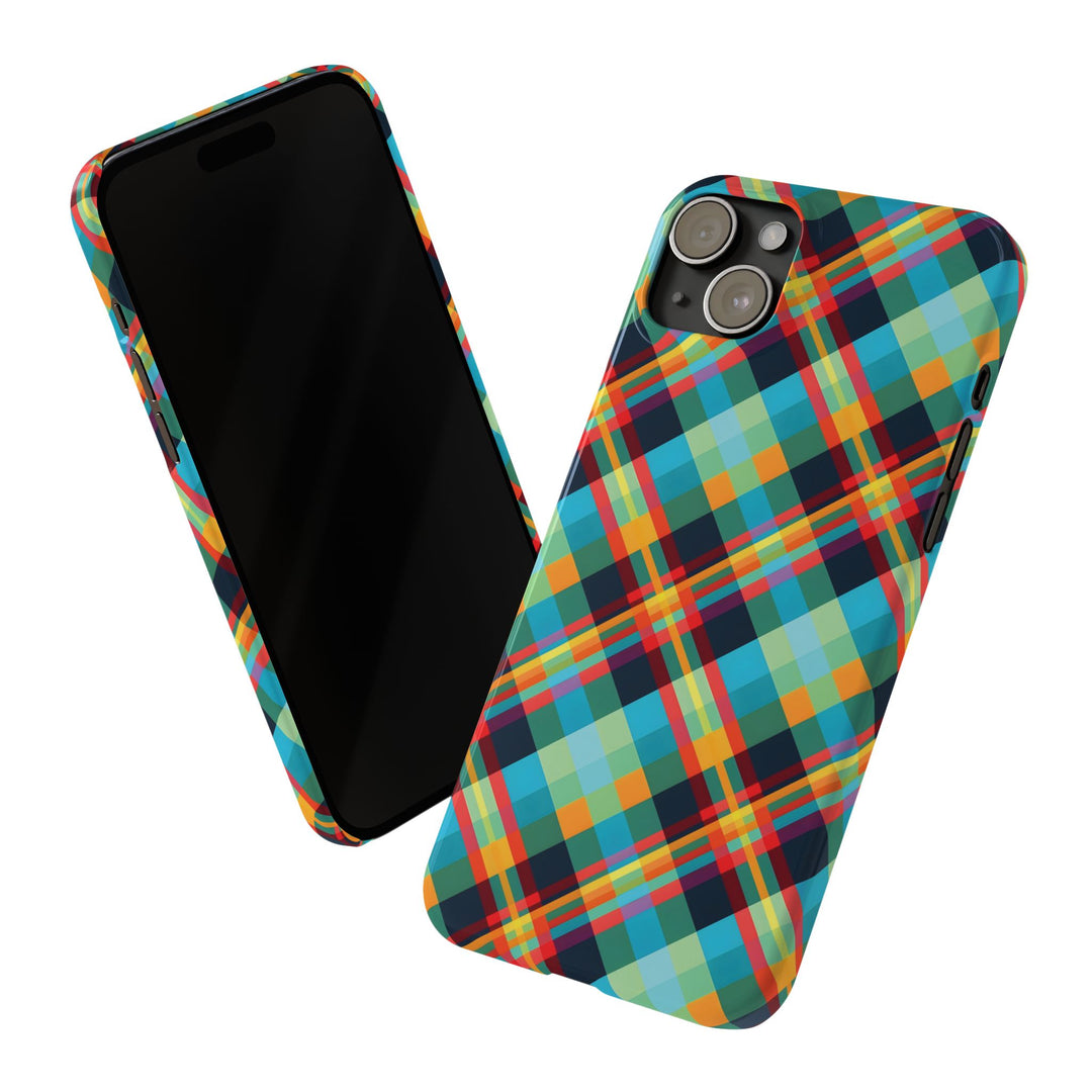 Slim Checkered Plaid Gift for Her Cute Phone Cases for Iphone 16 Pro Max | iPhone 15 Case | iPhone 15 Pro Max Case, Iphone 14, 13, 12, 11, 10, 8, 7 - Studio40ParkLane