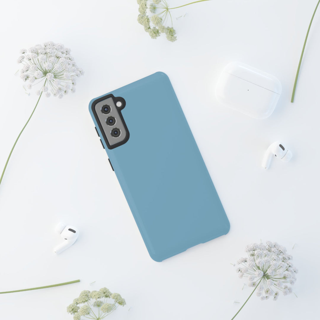 Premium Tough Sky Baby Blue Gift for Her Cute Phone Cases for Samsung S25 S24, S23, S22, S21, Iphone, 16, 15, 14, 13 Pro Max Ultra - Studio40ParkLane