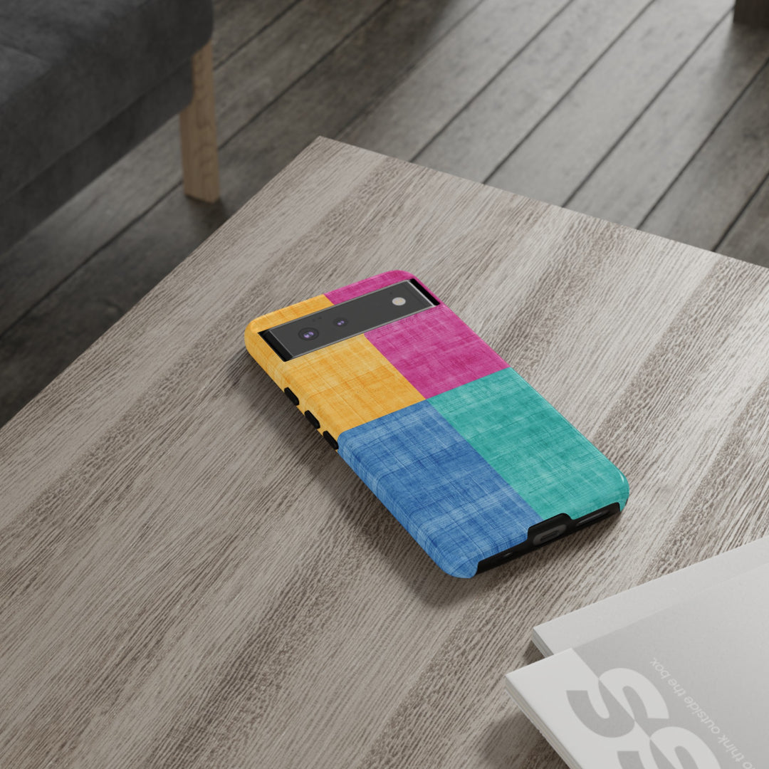 Impact Resistant, Colored Shapes, Cute Phone Cases for Samsung S24, S23, S22, S21, IPhone 15 pro Iphone 14 pro Iphone 13 IPhone 12 Iphone 11 - Studio40ParkLane