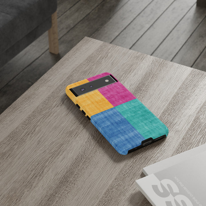 Impact Resistant, Colored Shapes, Cute Phone Cases for Samsung S24, S23, S22, S21, IPhone 15 pro Iphone 14 pro Iphone 13 IPhone 12 Iphone 11 - Studio40ParkLane
