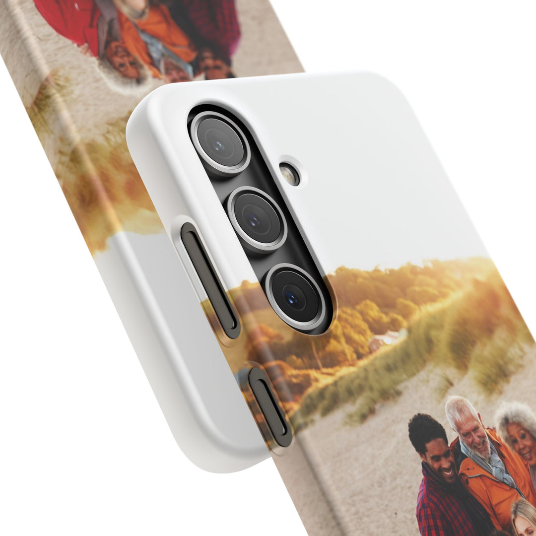 Snap Custom Personalized Family/Pet Cute Phone Cases for Samsung Galaxy S24, S23, S22, S21, S20, Plus, Ultra, Iphone 16, 15, 14, Pro and Max - Studio40ParkLane