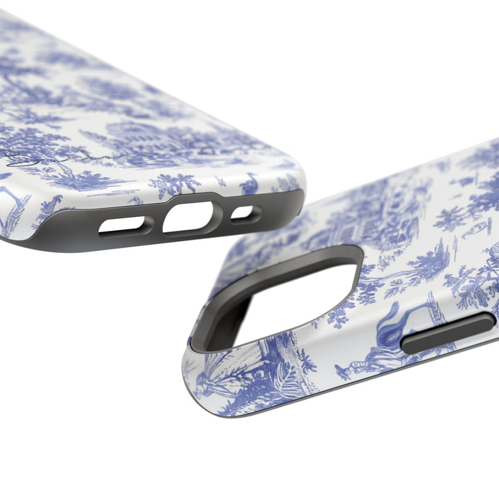 Magsafe French Toile Personalized Initial Custom Gift Cute Phone Cases for Iphone 16 Pro Max | iPhone 15, Pro Max Case, Iphone 14, 13, 12, 11, 10 - Studio40ParkLane
