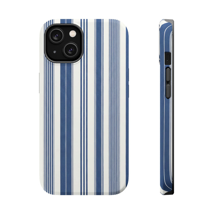 MagSafe Cute Phone Case, Coastal Striped Phone Case for iPhone 17 16 15 14 13 12 Pro Max, Samsung S26 S25 S24 Ultra case - Studio40ParkLane