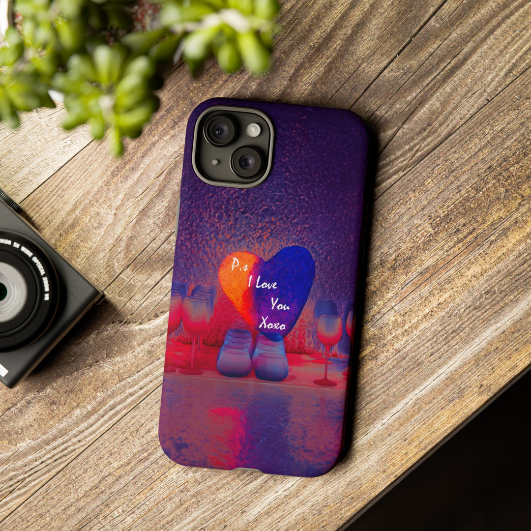 Cute Samsung Case | Cool Iphone Case | PS I love You - Heart, Samsung S24, S23, S22, S21, IPhone 15 Case | Iphone 14 Case, Iphone 13 Case - Studio40ParkLane