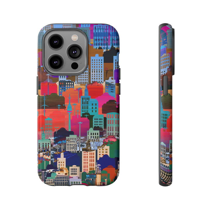 Cute Samsung Case | Cool Iphone Case | Summer City Skyline, Samsung S24, S23, S22, S21, IPhone 15 Case | Iphone 14 Case, Iphone 13 Case - Studio40ParkLane
