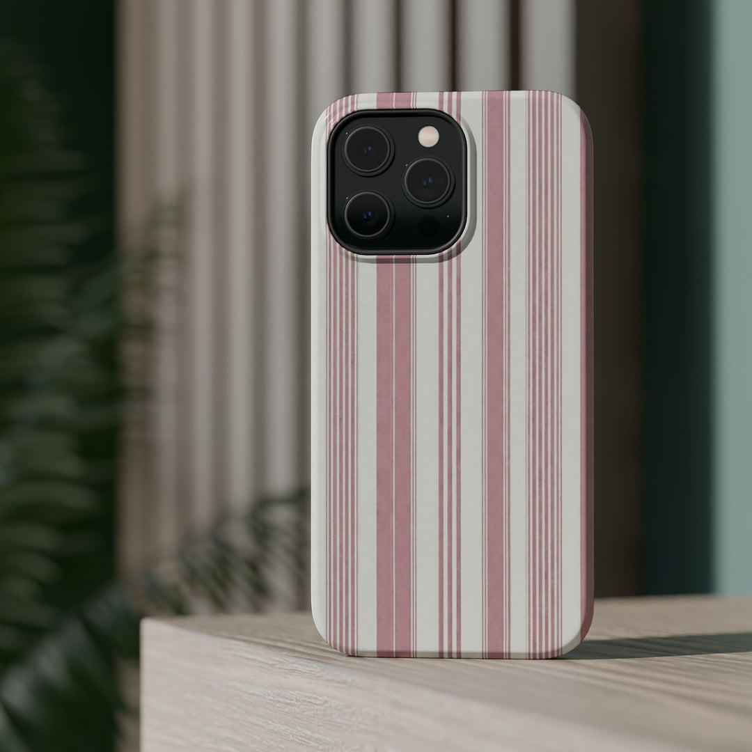 MagSafe Cute Phone Case, Coastal Striped Phone Case for iPhone 17 16 15 14 13 12 Pro Max, Samsung S26 S25 S24 Ultra case - Studio40ParkLane