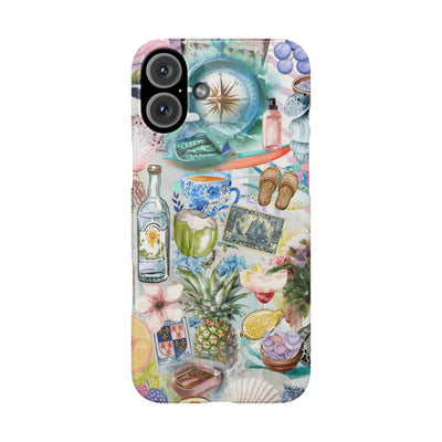 Travel Coquette Collage Slim Cute Phone Cases for Iphone  | iPhone 15 Case | iPhone 15 Pro Max Case, Iphone 14, Iphone 14 Pro Max, Iphone 13