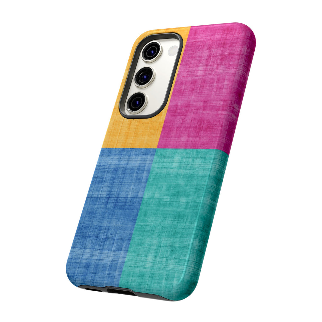 Impact Resistant, Colored Shapes, Cute Phone Cases for Samsung S24, S23, S22, S21, IPhone 15 pro Iphone 14 pro Iphone 13 IPhone 12 Iphone 11 - Studio40ParkLane