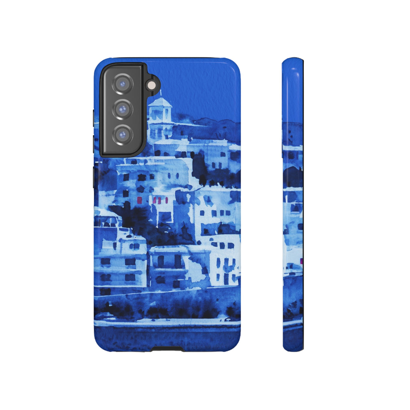 Impact Resistant, Greece House, Cute Phone Cases for Samsung S24, S23, S22, S21, IPhone 15 pro Iphone 14 pro Iphone 13 IPhone 12 Iphone 11