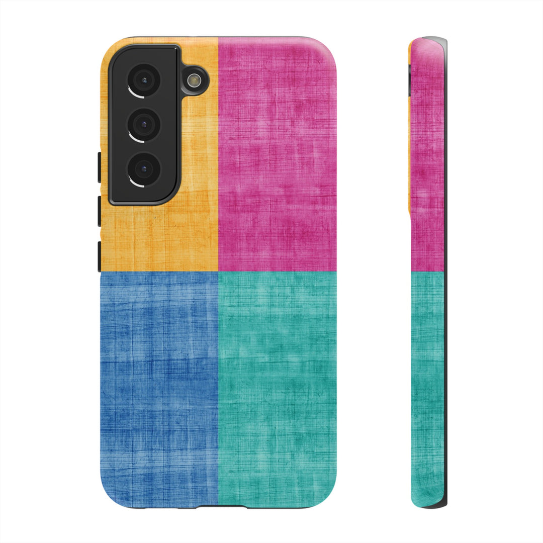 Impact Resistant, Colored Shapes, Cute Phone Cases for Samsung S24, S23, S22, S21, IPhone 15 pro Iphone 14 pro Iphone 13 IPhone 12 Iphone 11 - Studio40ParkLane