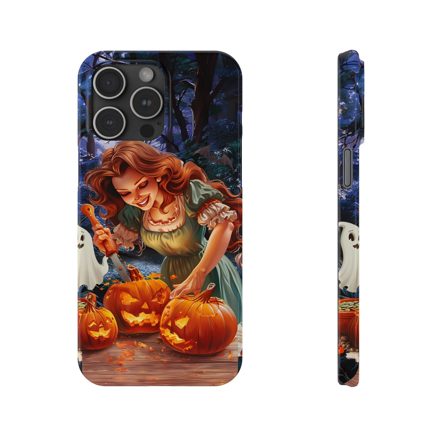 Slim Fall Autumn Pumpkin Fairy Gift for Her Cute Phone Cases for Iphone 16 | iPhone 15 Case | iPhone 15 Pro Max Case, Iphone 14, Iphone 14 Pro Max, Iphone 13, Slim