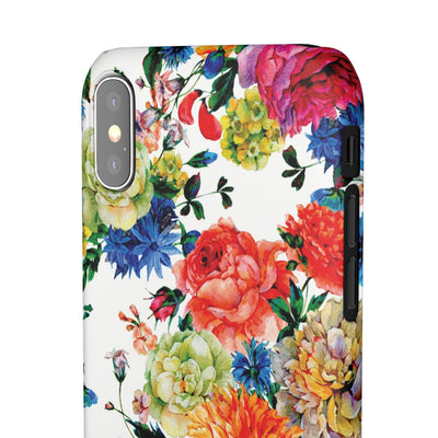 Snap Spring Flowers Cute Phone Cases for Samsung S24, S23, S22, S21, S20, Plus and Ultra, Iphone 16 Pro Max, Iphone 15, 14, 13, 12, 11, 10 - Studio40ParkLane