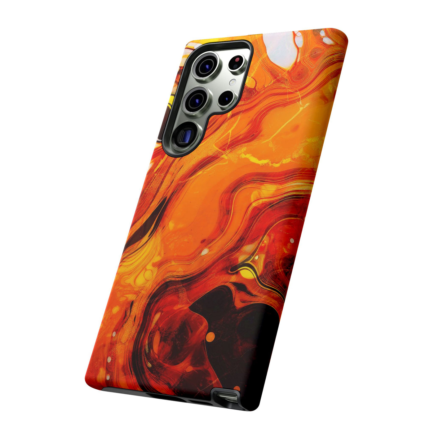 Impact Resistant, Fall Colors Marble, Cute Phone Cases for Samsung S24, S23, S22, S21, IPhone 15 pro Iphone 14 pro Iphone 13 IPhone 12 Iphone 11