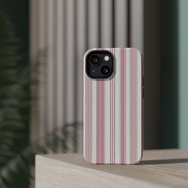 MagSafe Cute Phone Case, Coastal Striped Phone Case for iPhone 17 16 15 14 13 12 Pro Max, Samsung S26 S25 S24 Ultra case - Studio40ParkLane