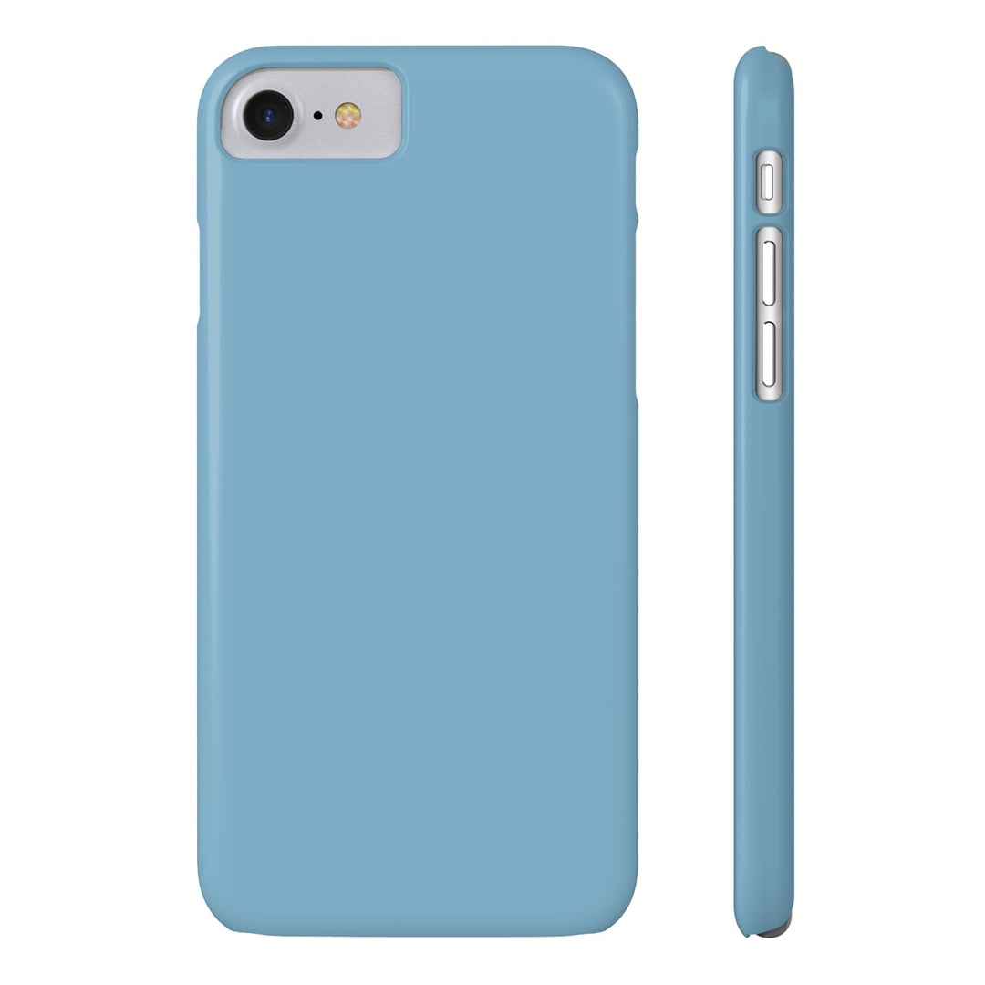 Slim Light Baby Blue Gift for Her Aesthetic Cute Phone Case for Iphone 16 - | iPhone 15 Pro Max Case | iPhone 14 Case 13 12 11 10 9 8 7 - Studio40ParkLane
