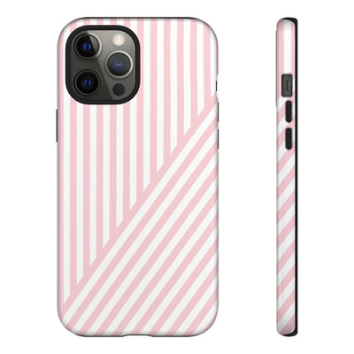 Custom Personalized Tough Phone Case - Aesthetic Stripes - For iPhone 17 Pro Max iPhone 16 Pro iPhone 15 Iphone 14 Iphone 13 Plus 13 12 11 - Studio40ParkLane