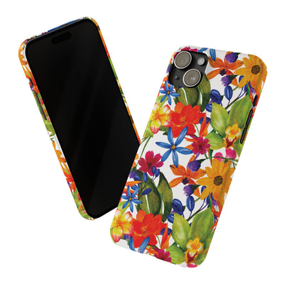 Slim Spring Flowers Gift for Her Cute Phone Cases for Iphone 16 Pro Max | iPhone 15 Case | iPhone 15 Pro Max Case, Iphone 14, 13, 12, 11, 10, 8, 7 - Studio40ParkLane