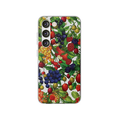 Cute Flexi Phone Cases, For Samsung Galaxy and Iphone, Summer Mixed Fruit, Galaxy S23 Phone Case, Samsung S22 Case, Samsung S21, Iphone 15, Iphone 14, Iphone 13