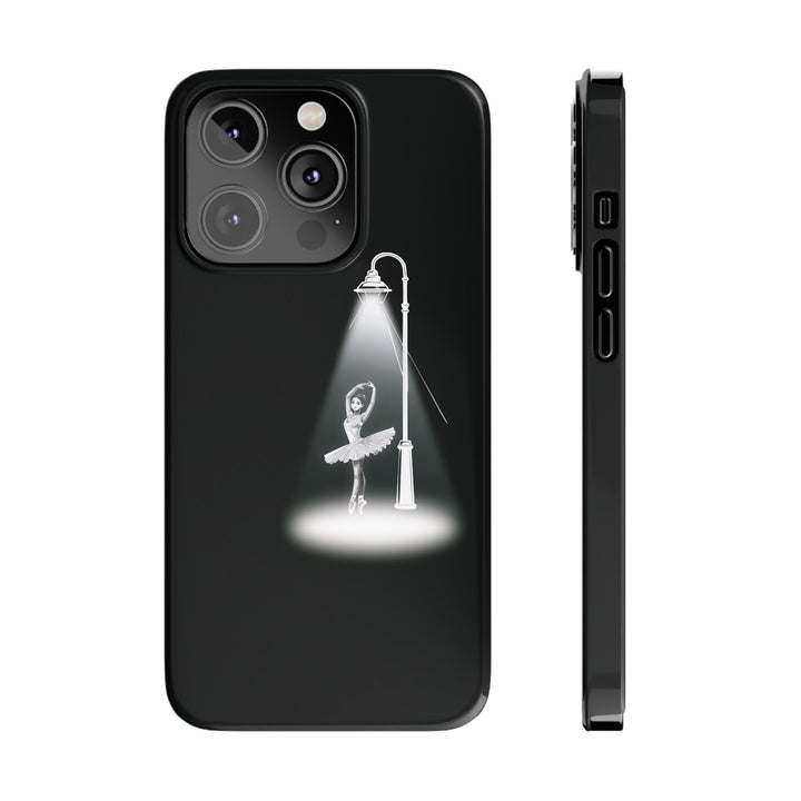 Slim Ballet Dancer Spotlight Gift for Her Cute Phone Cases for Iphone 16 Pro Max | iPhone 15 Case | iPhone 15 Pro Max Case, Iphone 14, 13, 12, 11, 10, 8, 7 - Studio40ParkLane