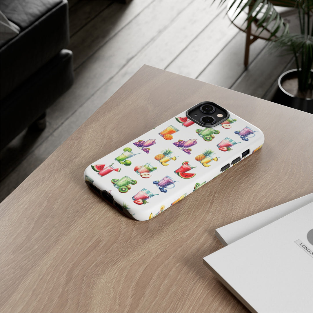 Cute Samsung Case | Cool Iphone Case | Tropical Summer Fruit Cocktail, Samsung S24, S23, S22, S21, IPhone 15 Case | Iphone 14 Case, Iphone 13 Case - Studio40ParkLane