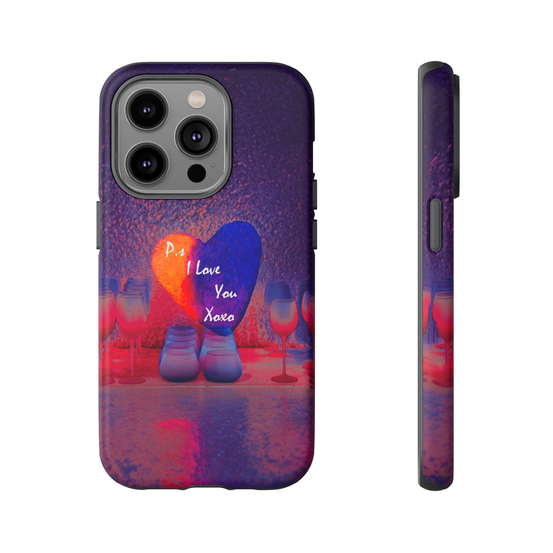 Cute Samsung Case | Cool Iphone Case | PS I love You - Heart, Samsung S24, S23, S22, S21, IPhone 15 Case | Iphone 14 Case, Iphone 13 Case - Studio40ParkLane
