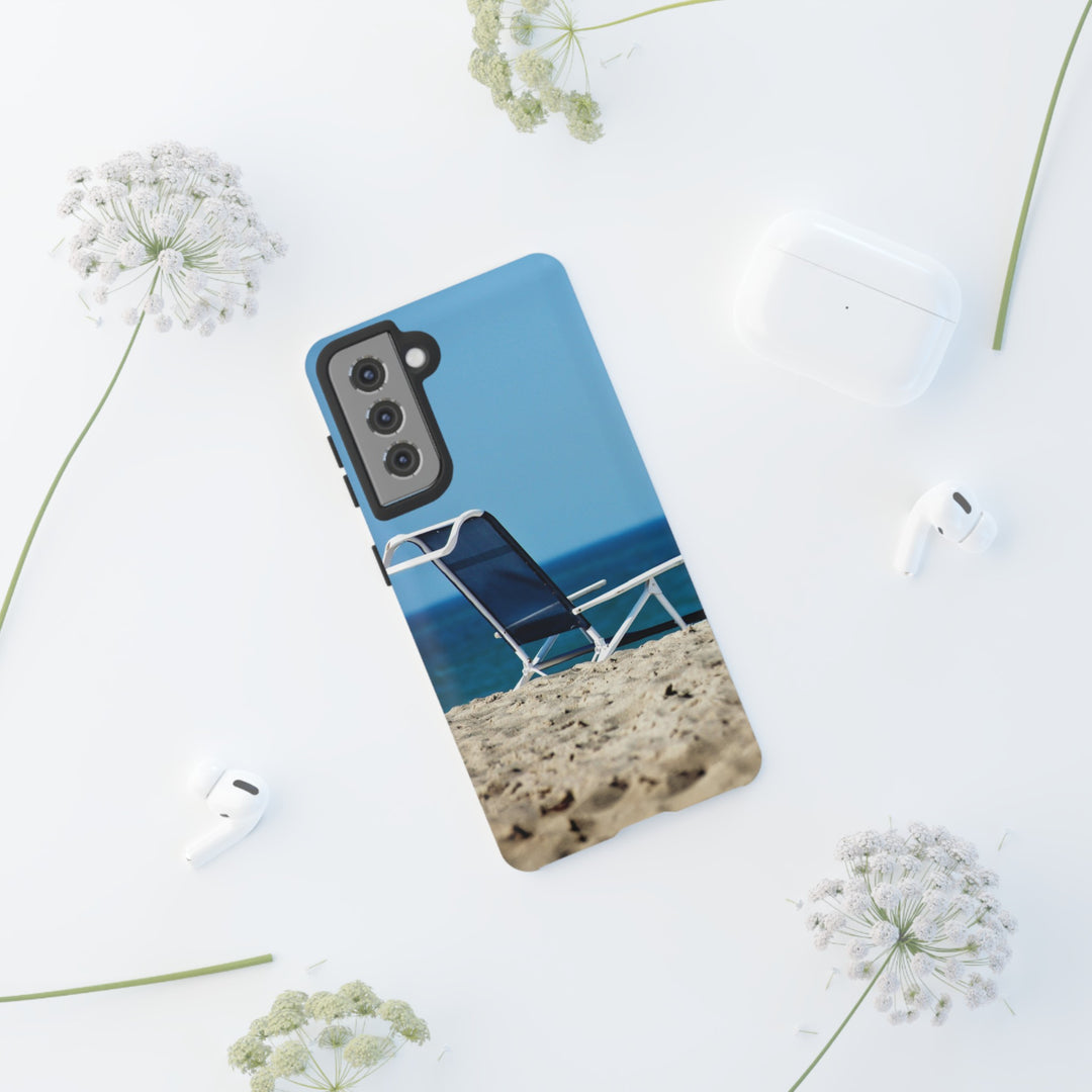 Cute Samsung Case | Cool Iphone Case | Summer Blue Beach Chair, Samsung S24, S23, S22, S21, IPhone 15 Case | Iphone 14 Case, Iphone 13 Case - Studio40ParkLane