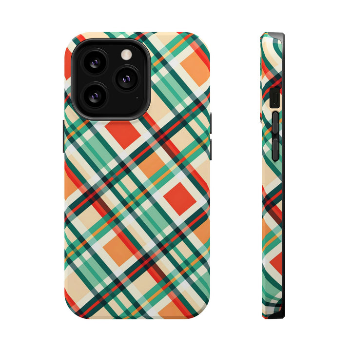 Checkered Plaid Magsafe Gift for Her Cute Phone Case for Iphone, | iPhone 16 | iPhone 15 Pro Max, Iphone 14 Pro Max, 13 12 11 10 9 8 7 - Studio40ParkLane
