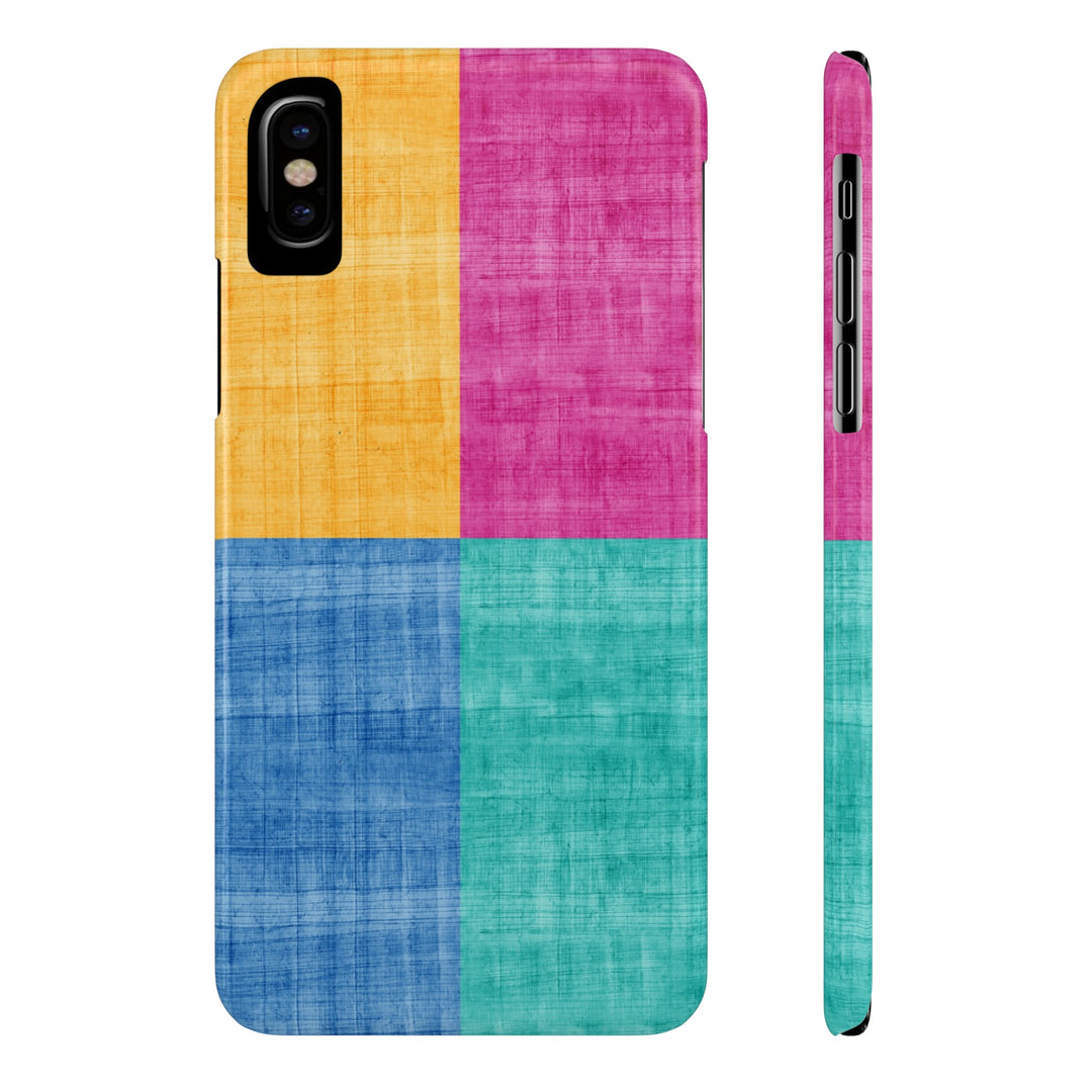 Slim Cute Phone Cases for Iphone | iPhone 15 Case | iPhone 15 Pro Max Case, Iphone 14, Iphone 14 Pro Max, Iphone 13, Abstract Color Blocks - Studio40ParkLane