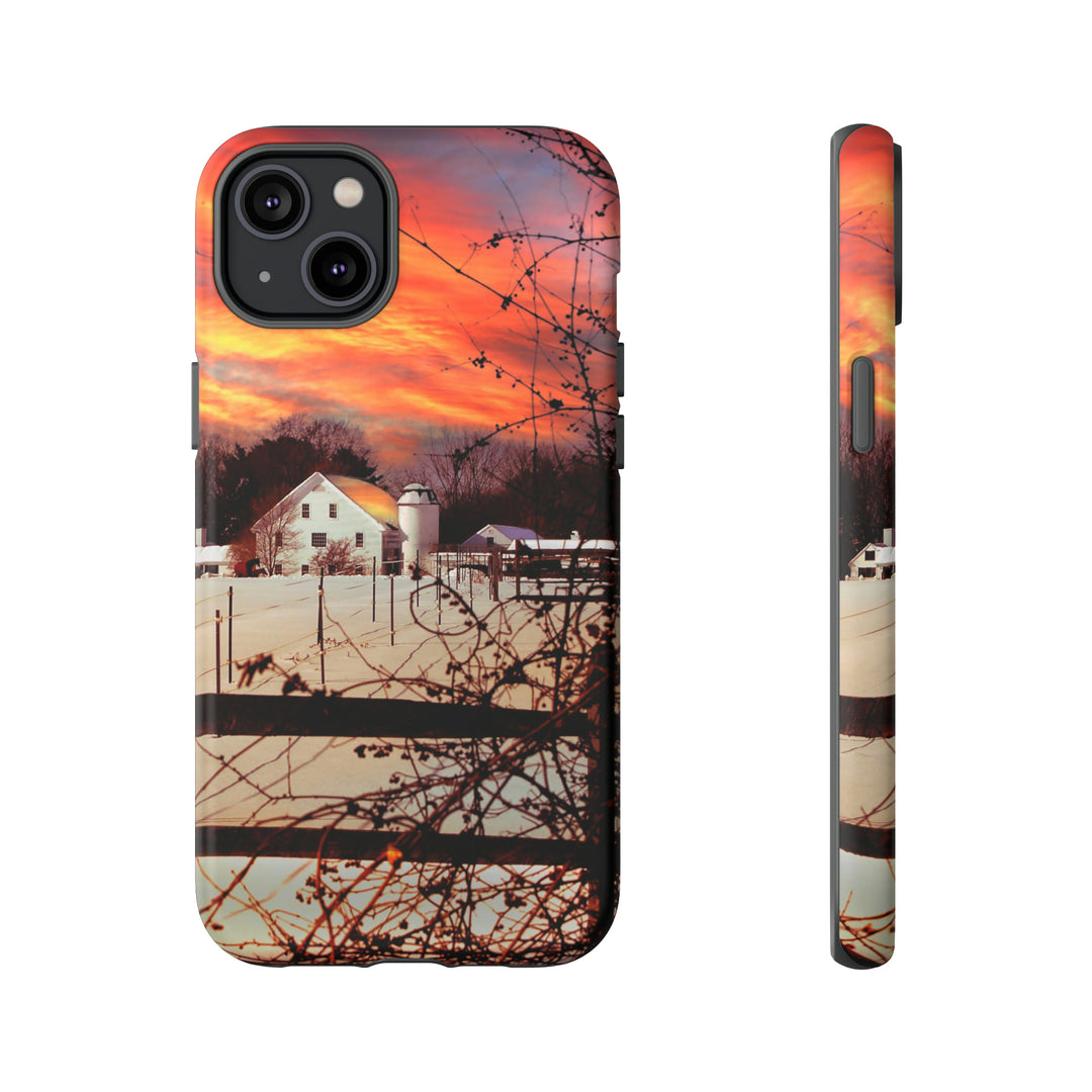 Cool Phone Case | Winter Sunset, For iPhone 15 Case | iPhone 15 Pro Case, Iphone 14 Case, Iphone 14 Pro Max Case, Protective Iphone Case - Studio40ParkLane